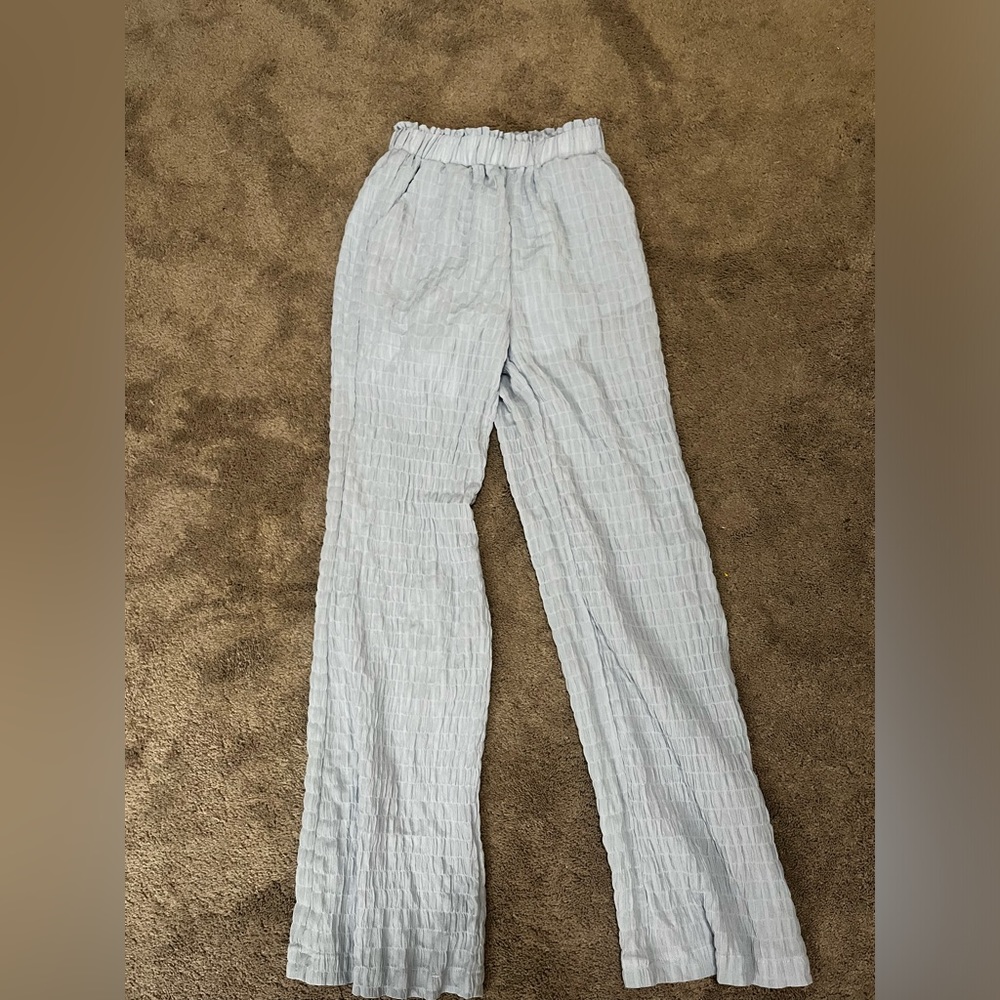 Light blue lightweight pants